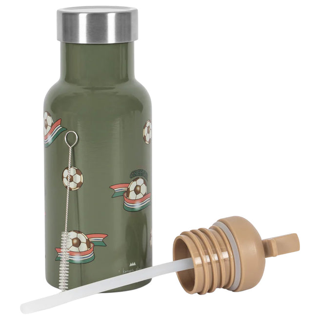 konges sløjd rvs thermosfles - green kick it - 350 ml | KS105775-GREEN-KICK-IT 
