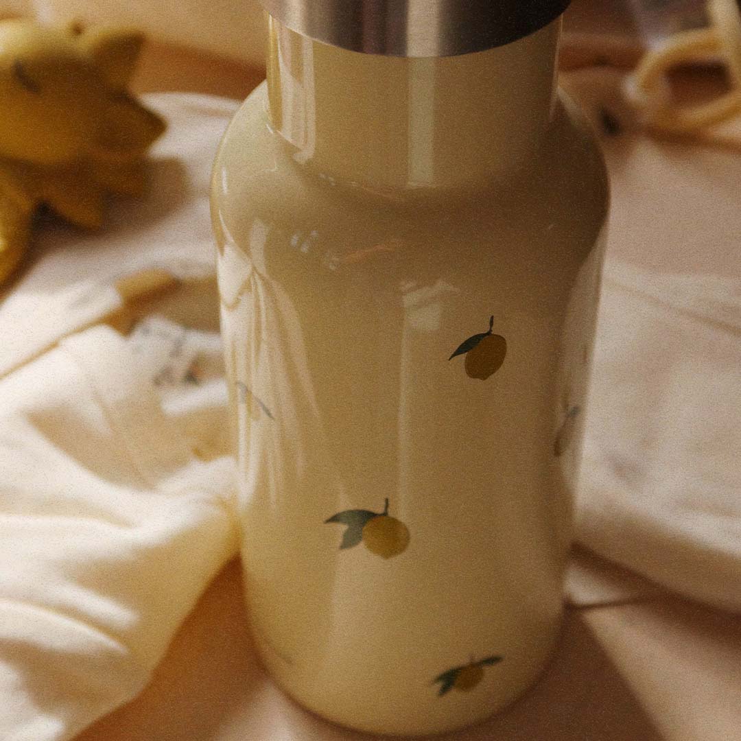 konges sløjd rvs thermosfles - lemon - 350 ml | KS4206-P00038 | 3