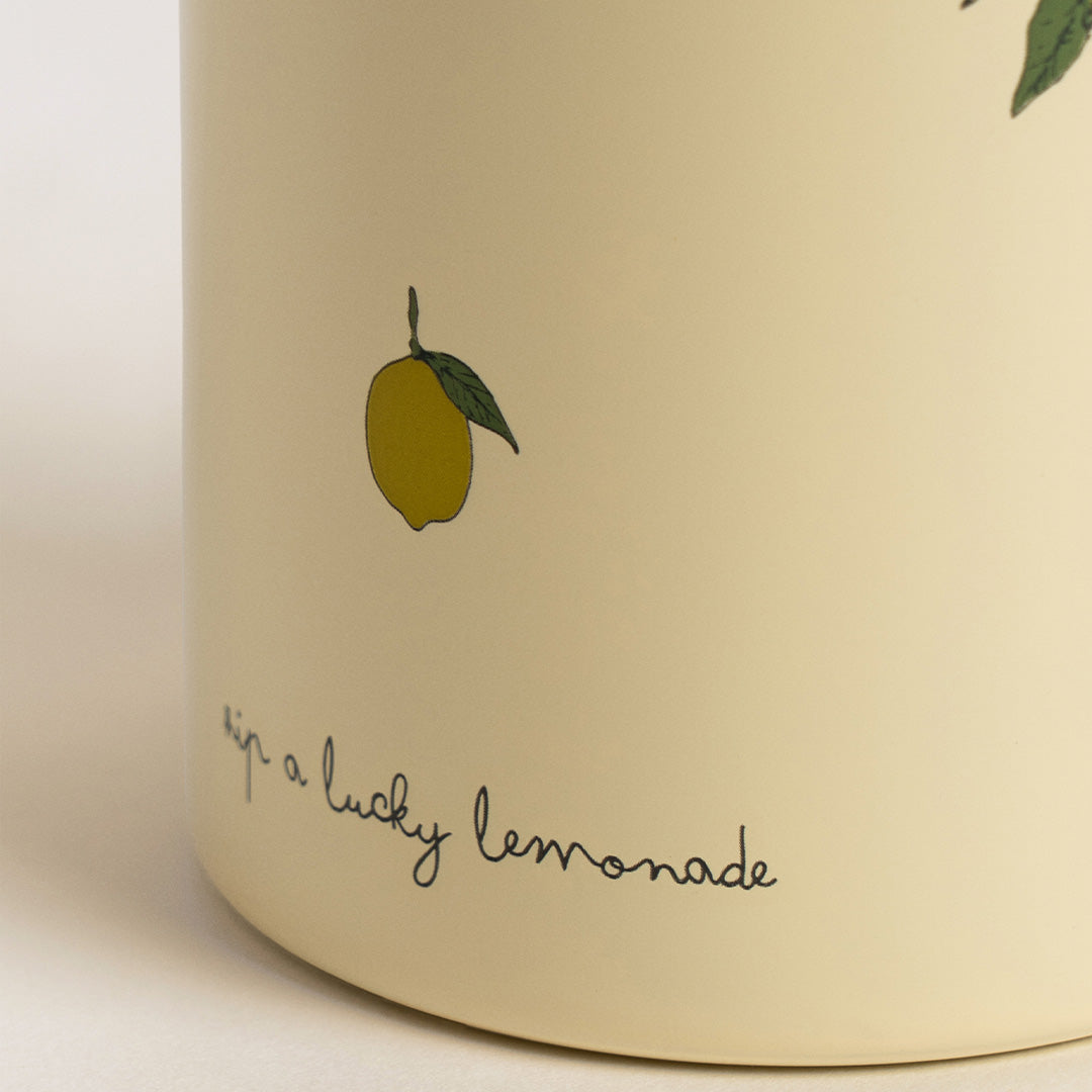 konges sløjd rvs thermosfles lemon - 350 ml | KS3171-LEMON | 5