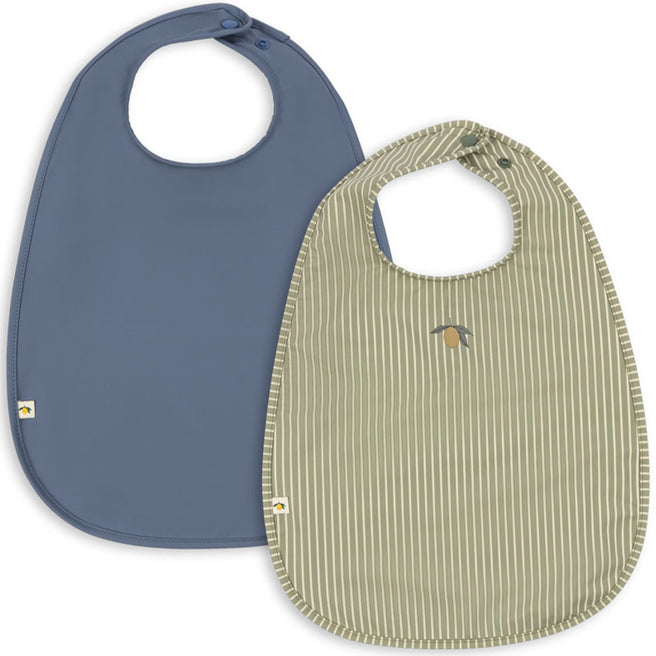 konges sløjd slabbetjes - tea stripe flint stone - 2st | KS103630 | 0