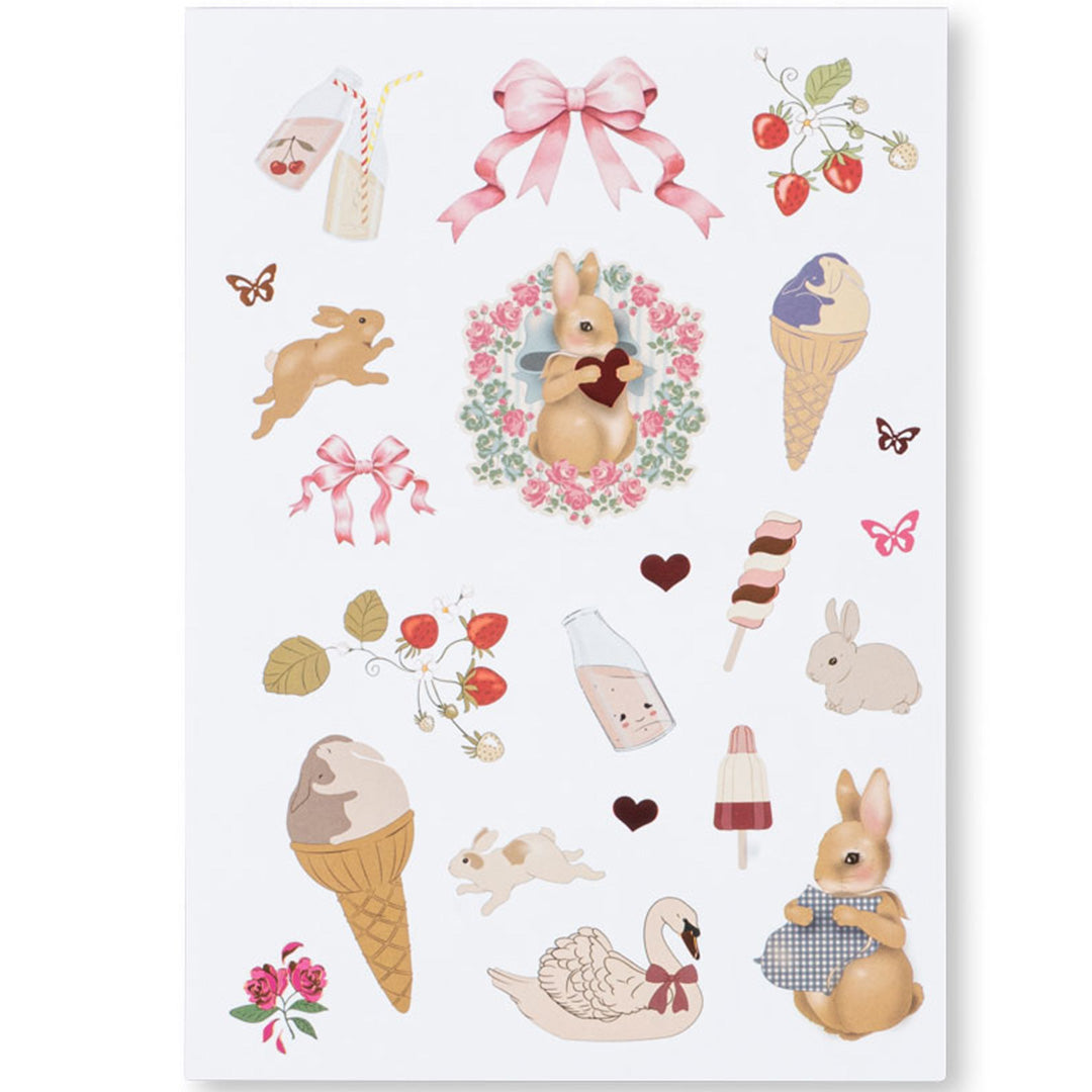 konges sløjd stickers - pink - 200st | KS102871-PINK | 2