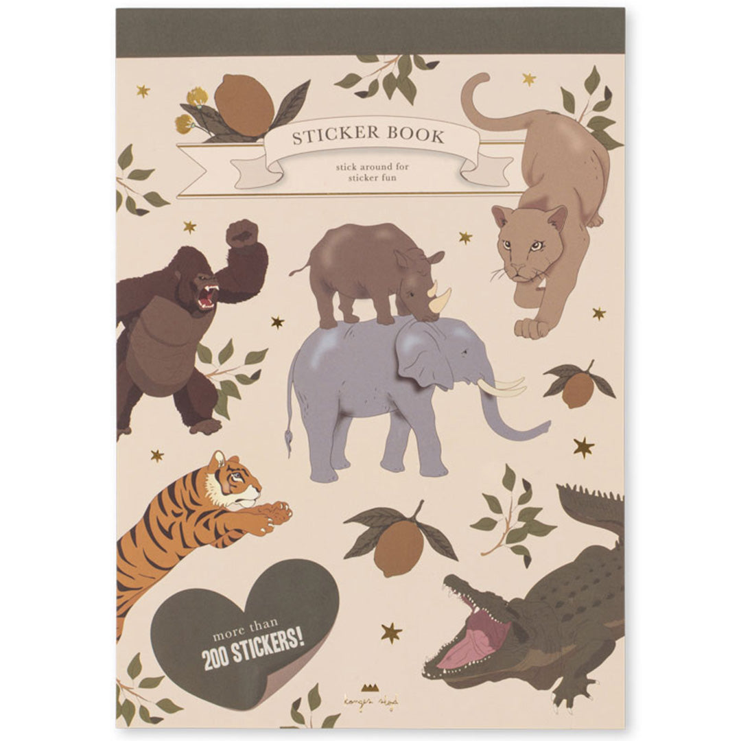 konges sløjd stickers - tiger - 200st | KS102871-TIGER | 0