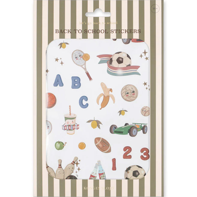 konges sløjd stickers back to school - kick it | KS105693-KICK-IT | 