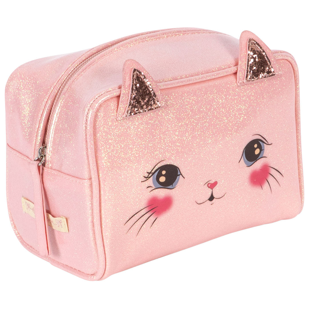 konges sløjd toilettas kat - cerise glitter pink | KS105935-P30155 | 
