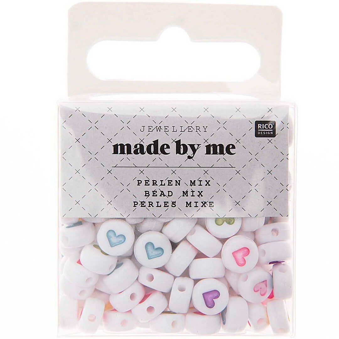 kralenset hartjes rond - pastel | 7090.63.31 | 0