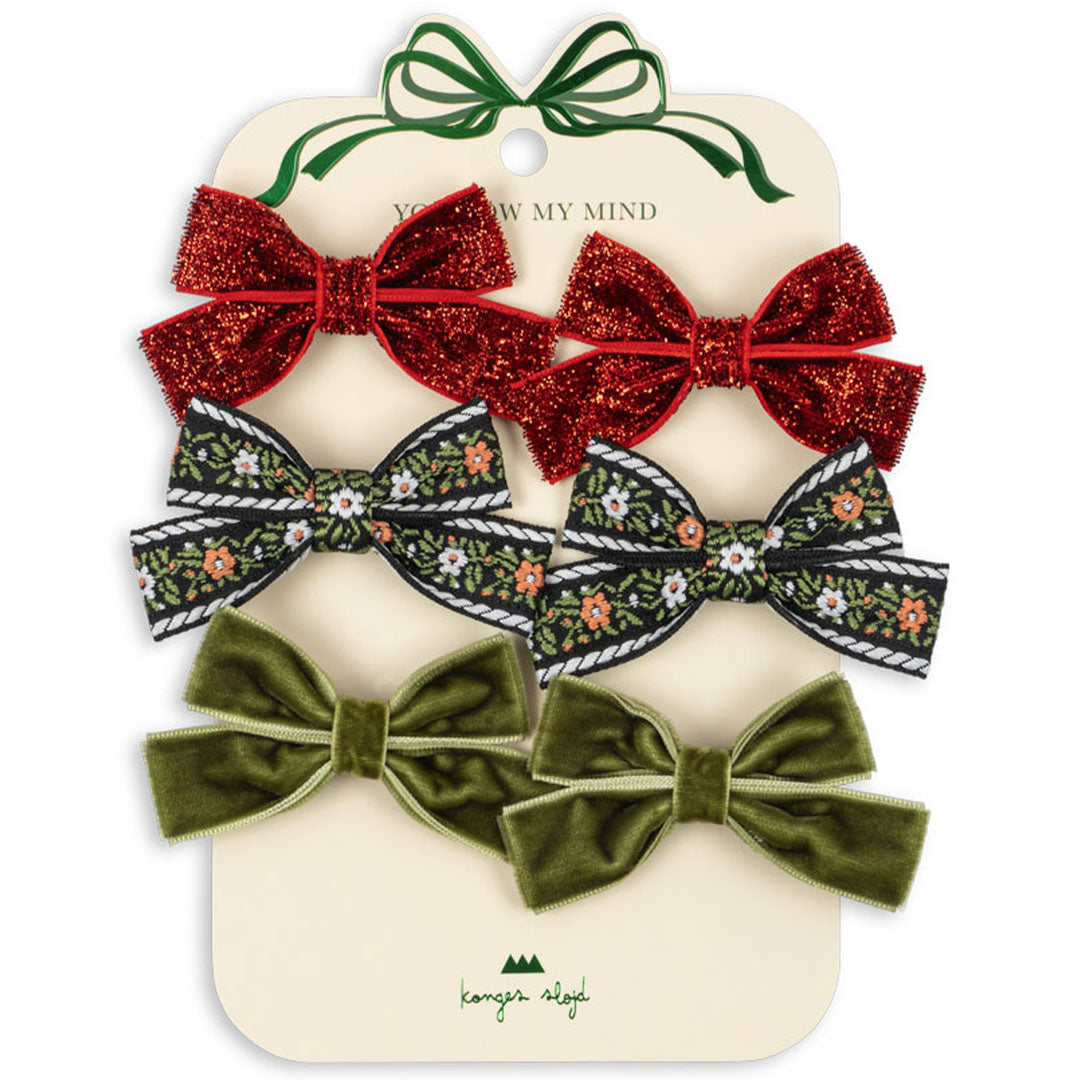 ks104188 | konges sløjd haarclips micki bow - 6st | 6
