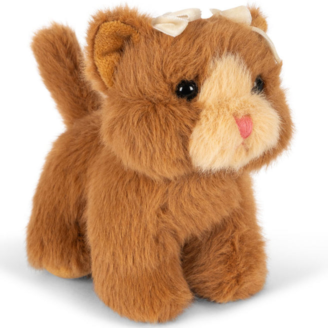 ks104205 | konges sløjd knuffelkat - brown - 12 cm | 1