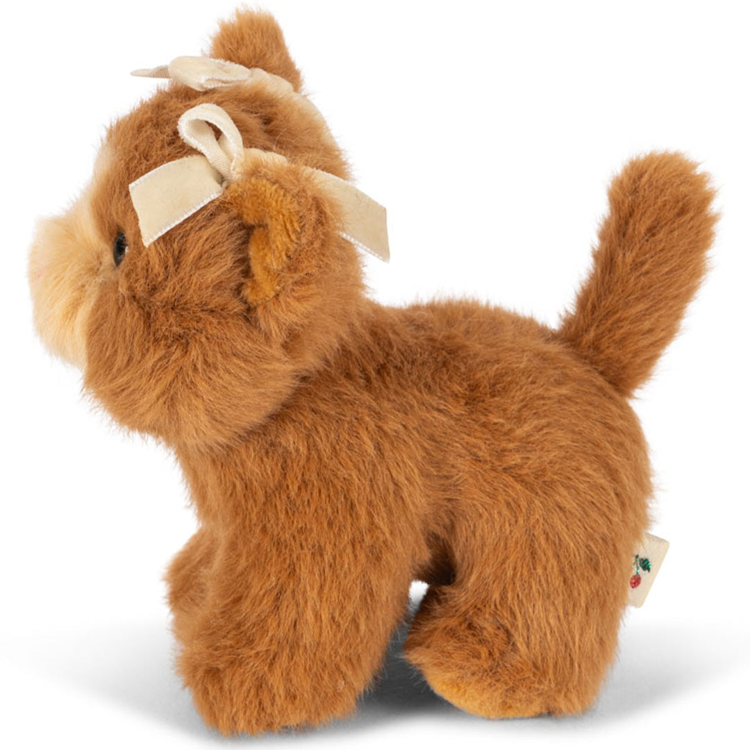 ks104205 | konges sløjd knuffelkat - brown - 12 cm | 3