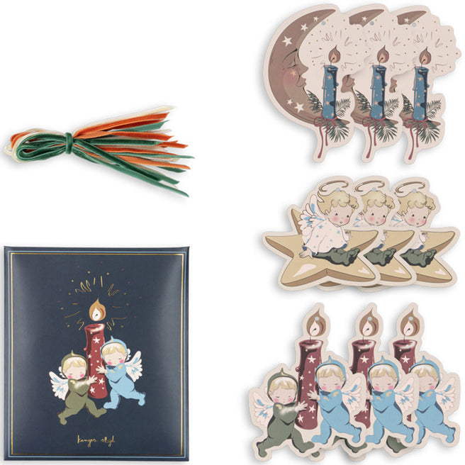 ks104258 | konges sløjd cadeaulabels kerst - lucia - luna - 12st | 1