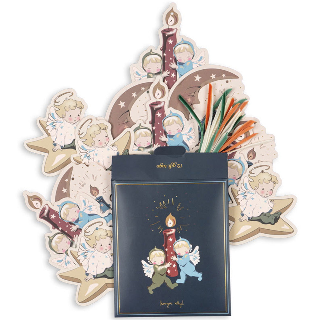 ks104258 | konges sløjd cadeaulabels kerst - lucia - luna - 12st | 2