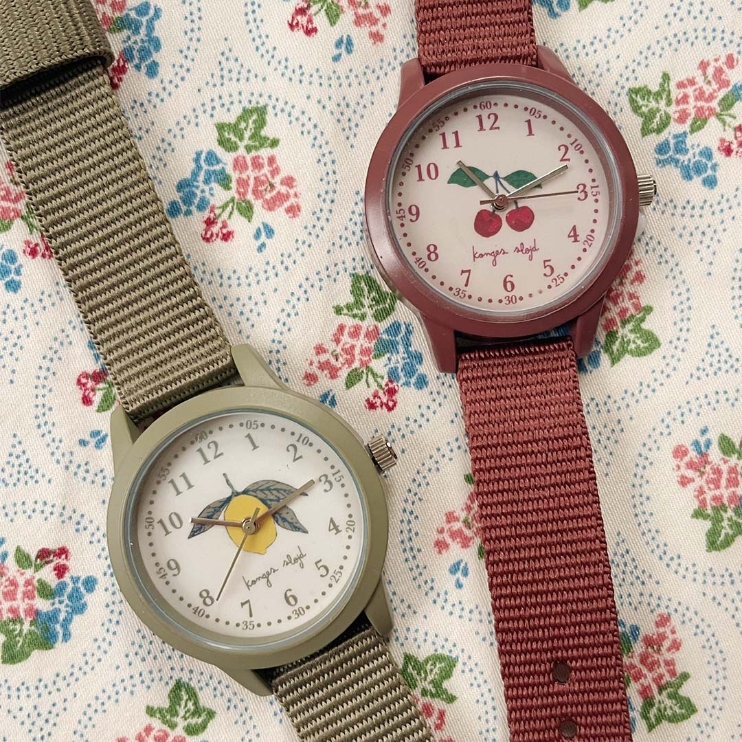 ks104329 | konges sløjd kinderhorloge - cherry | 2