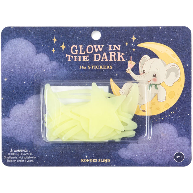 konges sløjd muurstickers glow in the dark - 14st |  KS106487-S45064 | 