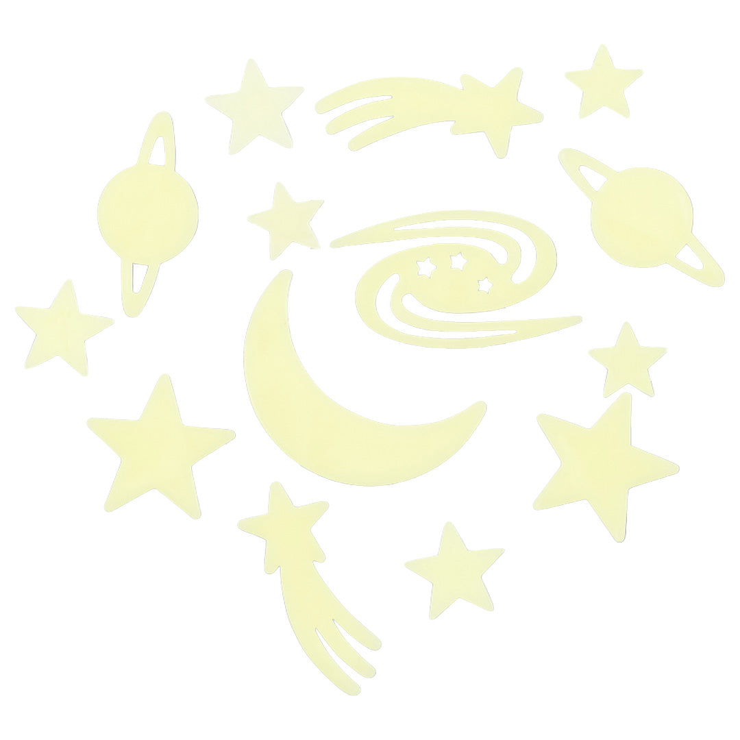 konges sløjd muurstickers glow in the dark - 14st |  KS106487-S45064 | 2