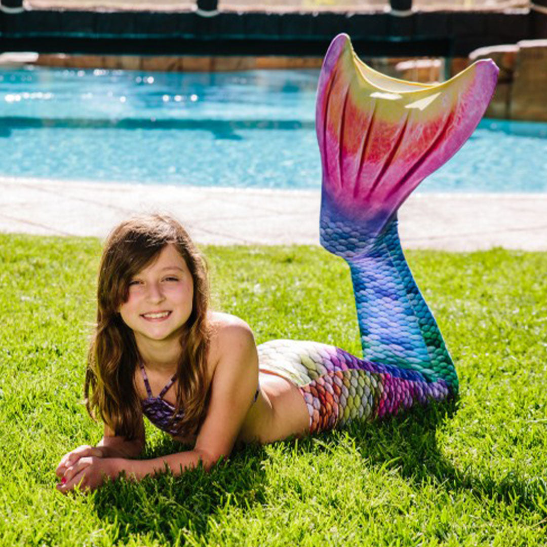 kuaki mermaids zeemeerminstaart set - regenboog | lifestijl beeld | 