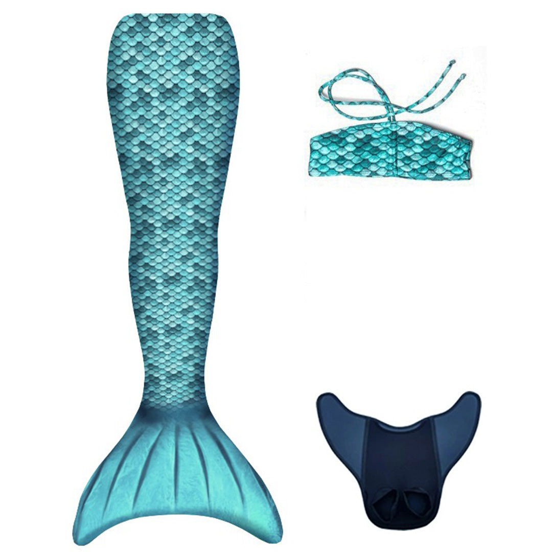 kuaki mermaids zeemeerminstaart set - turquoise | 5740389 / 5740580 | 
