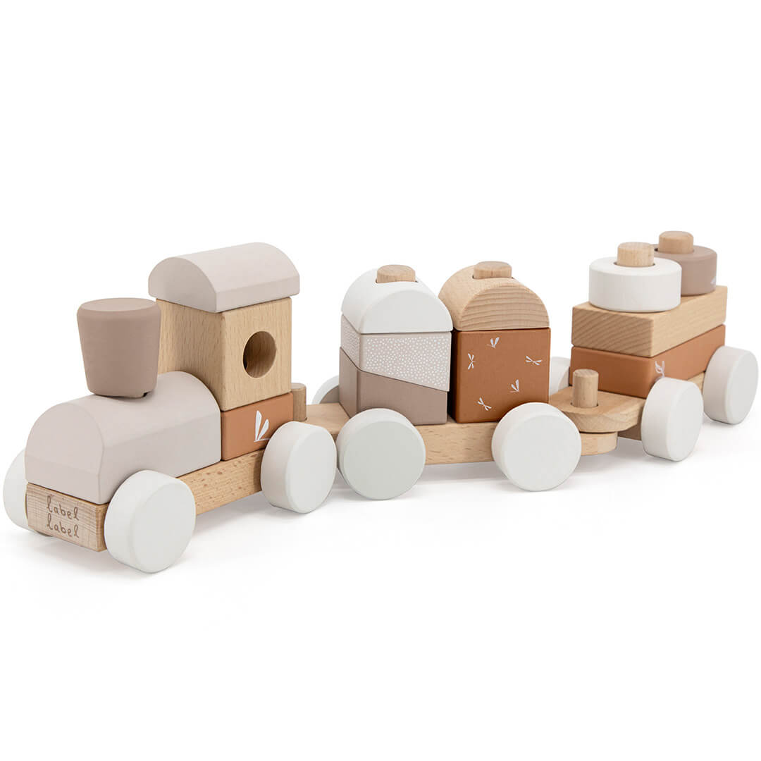 label label blokkentrein nougat | LLWT-34390 | 0