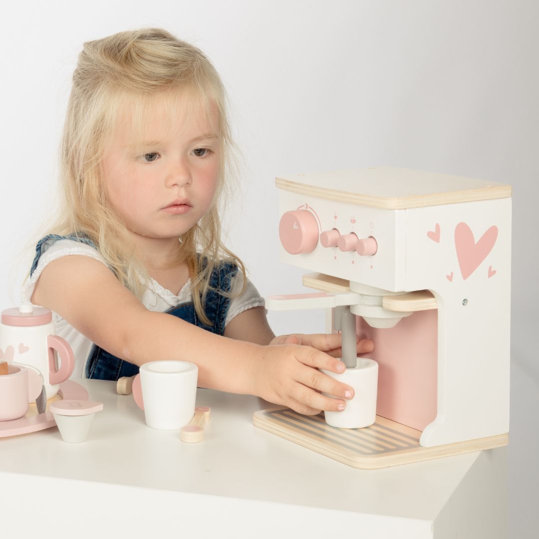 label label espresso machine pink - 10-delig | LLWT-24883 | 2
