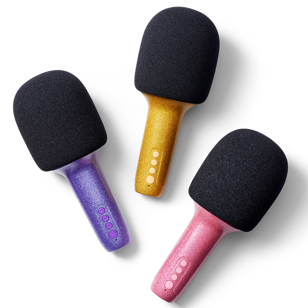 lalarma copenhagen karaoke microfoon glitter groove - paars | LALAR-GGM-PL | 3