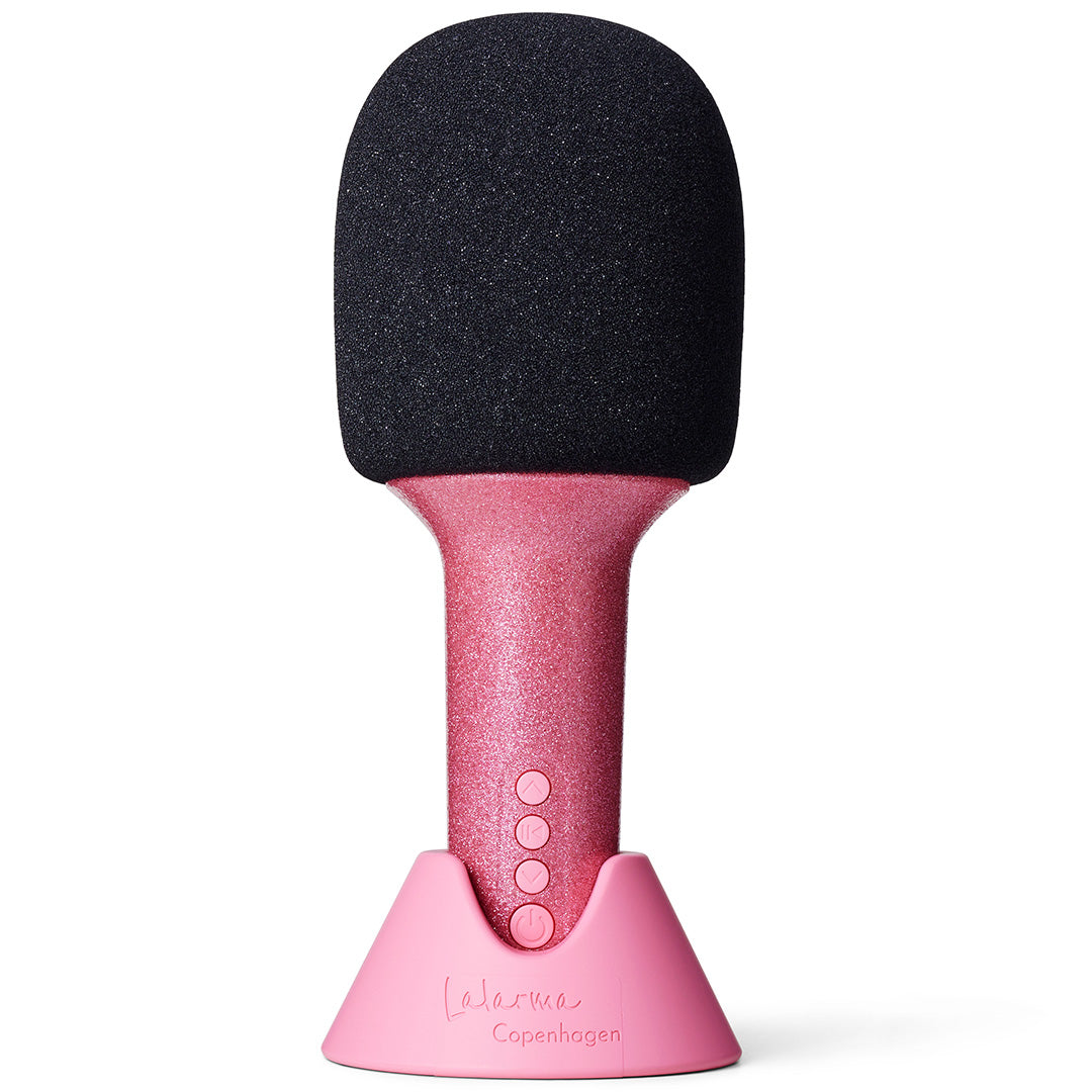 lalarma copenhagen karaoke microfoon glitter groove - roze | LALAR-GGM-RO| 3