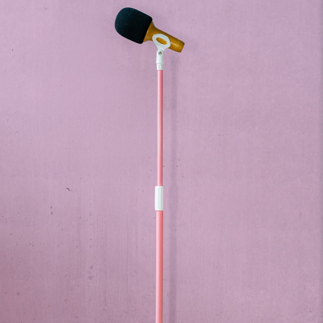 lalarma copenhagen microfoon standaard - roze | LALAR-STARMIC-ROSE | 2