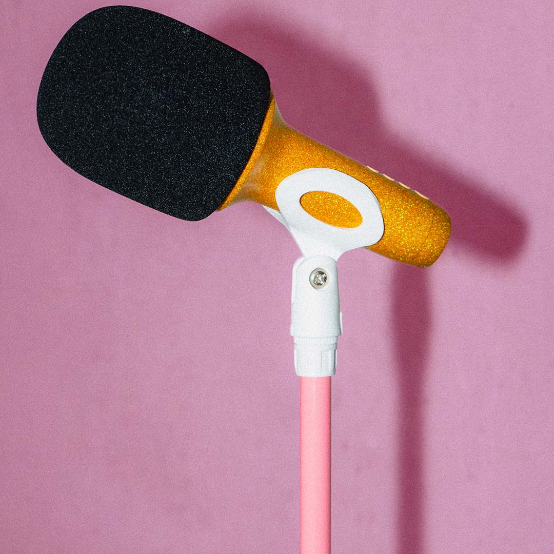 lalarma copenhagen microfoon standaard - roze | LALAR-STARMIC-ROSE | 3