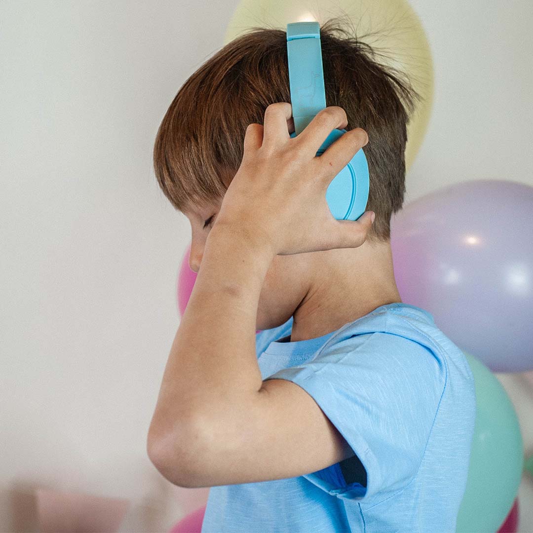lalarma draadloze noise cancelling kinderkoptelefoon - blauw | LALAR-NOICECAN-BLUE | 12