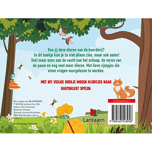 lantaarn publishers kijk- en voelboek boerderijdieren | 9789463543958 | 1