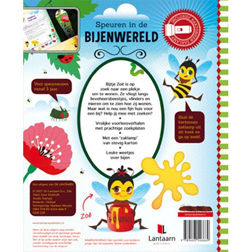 lantaarn publishers lees- en zoekboek speuren in de bijenwereld | 9789463546669 | 4