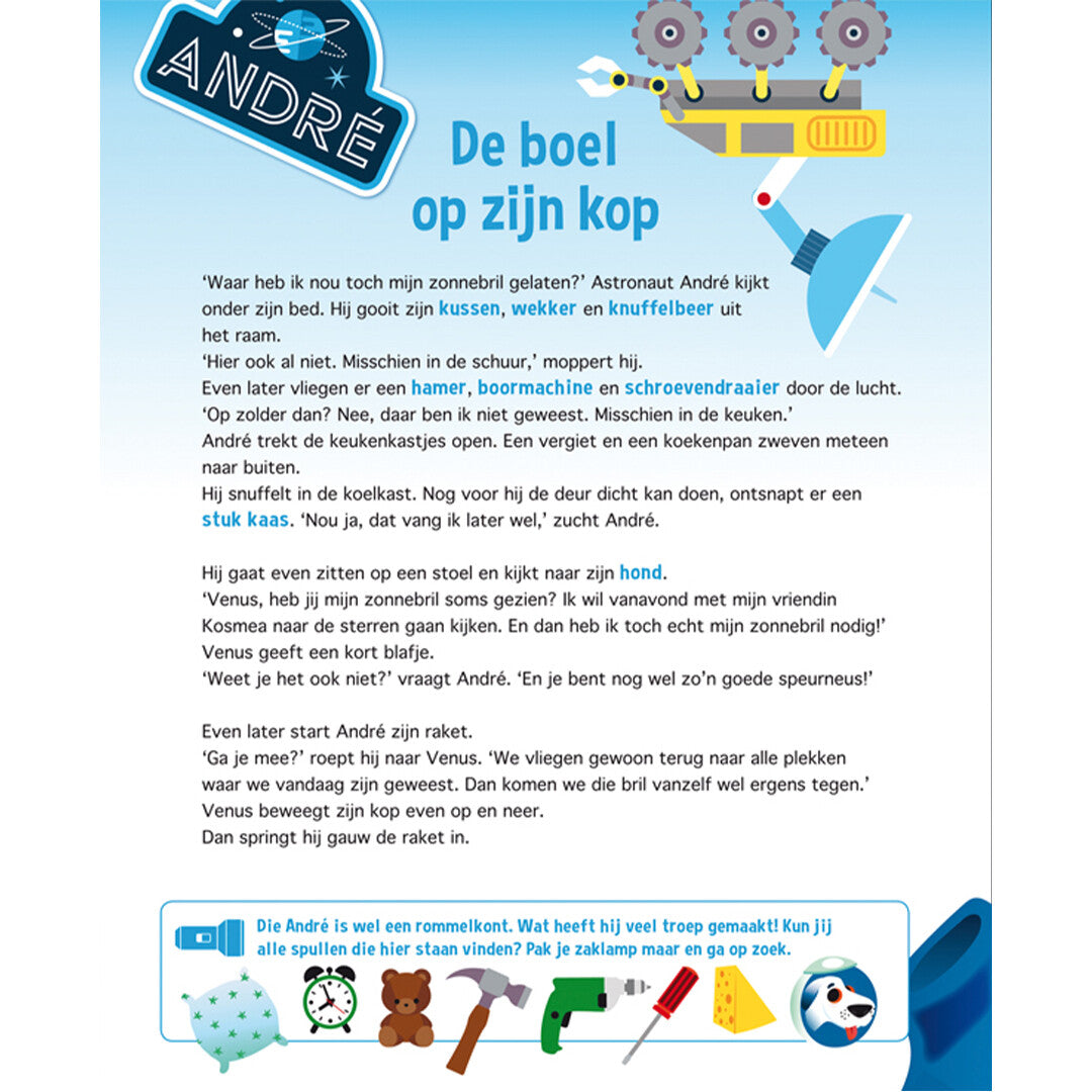 lantaarn publishers lees- en zoekboek speuren in de ruimte | 9789463544788 | 3
