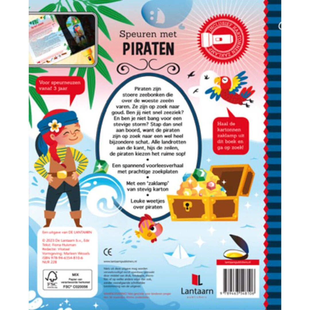 lantaarn publishers lees- en zoekboek speuren met piraten | 9789463548106 | 3