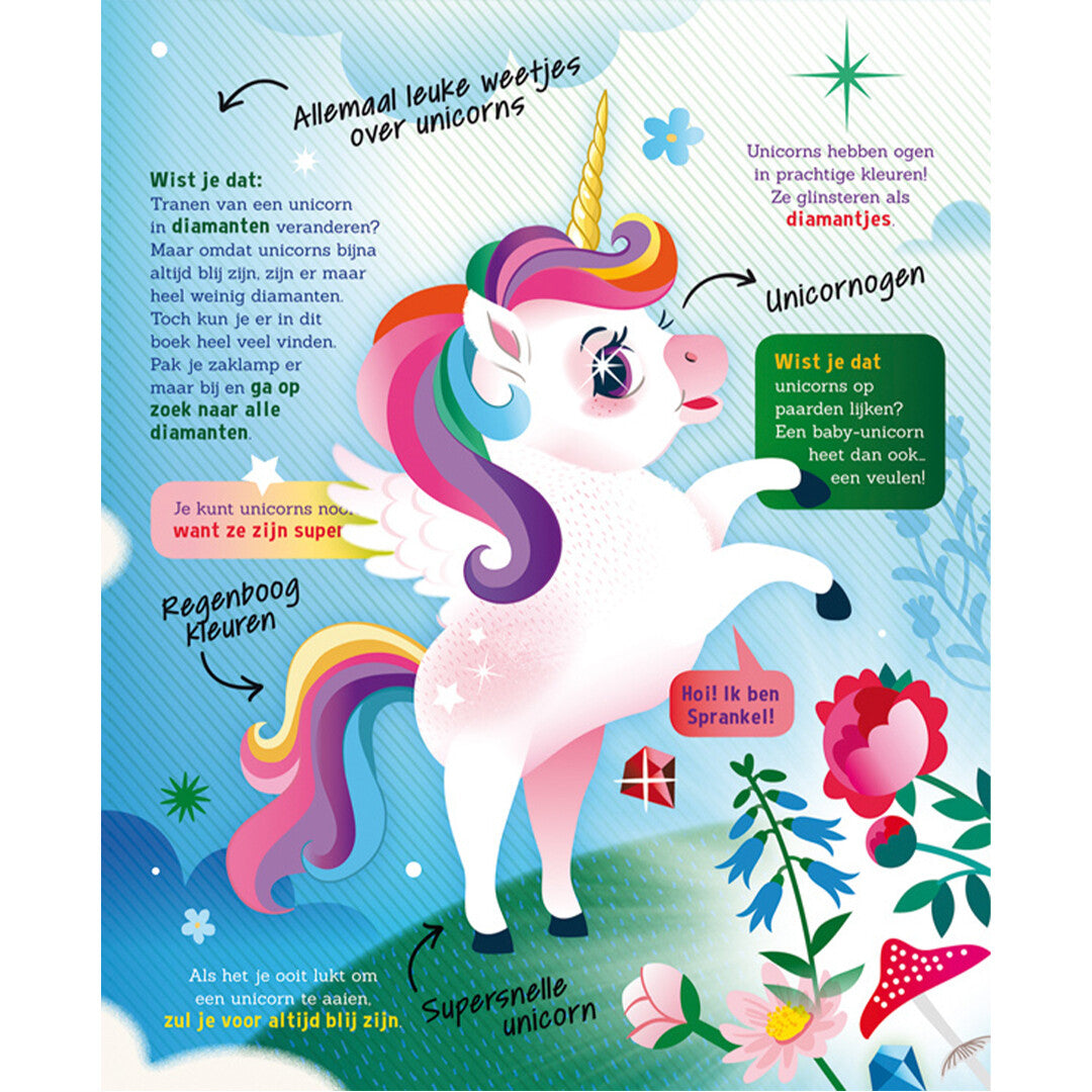 lantaarn publishers lees- en zoekboek speuren naar unicorns | 9789463547581 | 2