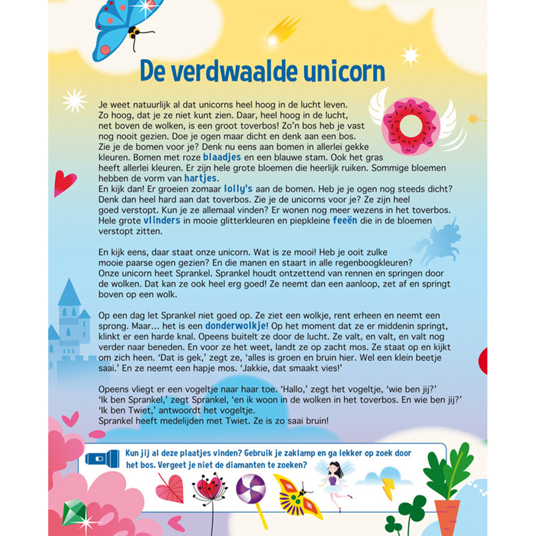 lantaarn publishers lees- en zoekboek speuren naar unicorns | 9789463547581 | 3
