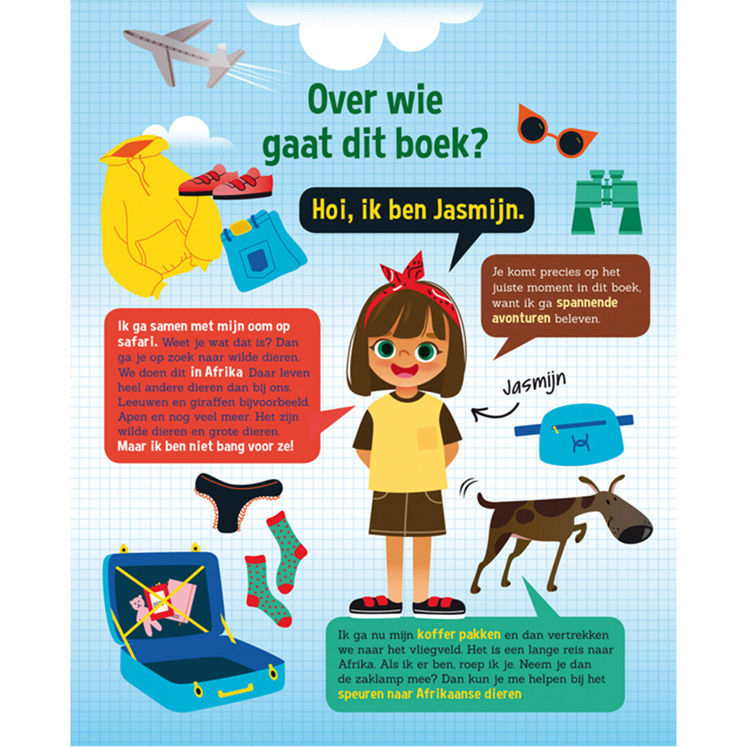 lantaarn publishers lees- en zoekboek speuren naar wilde dieren | 9789463547109 | 1