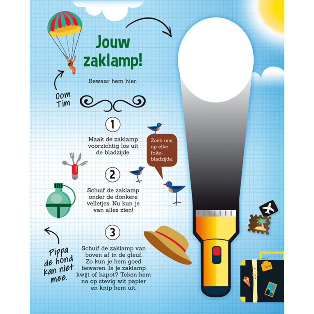 lantaarn publishers lees- en zoekboek speuren naar wilde dieren | 9789463547109 | 2
