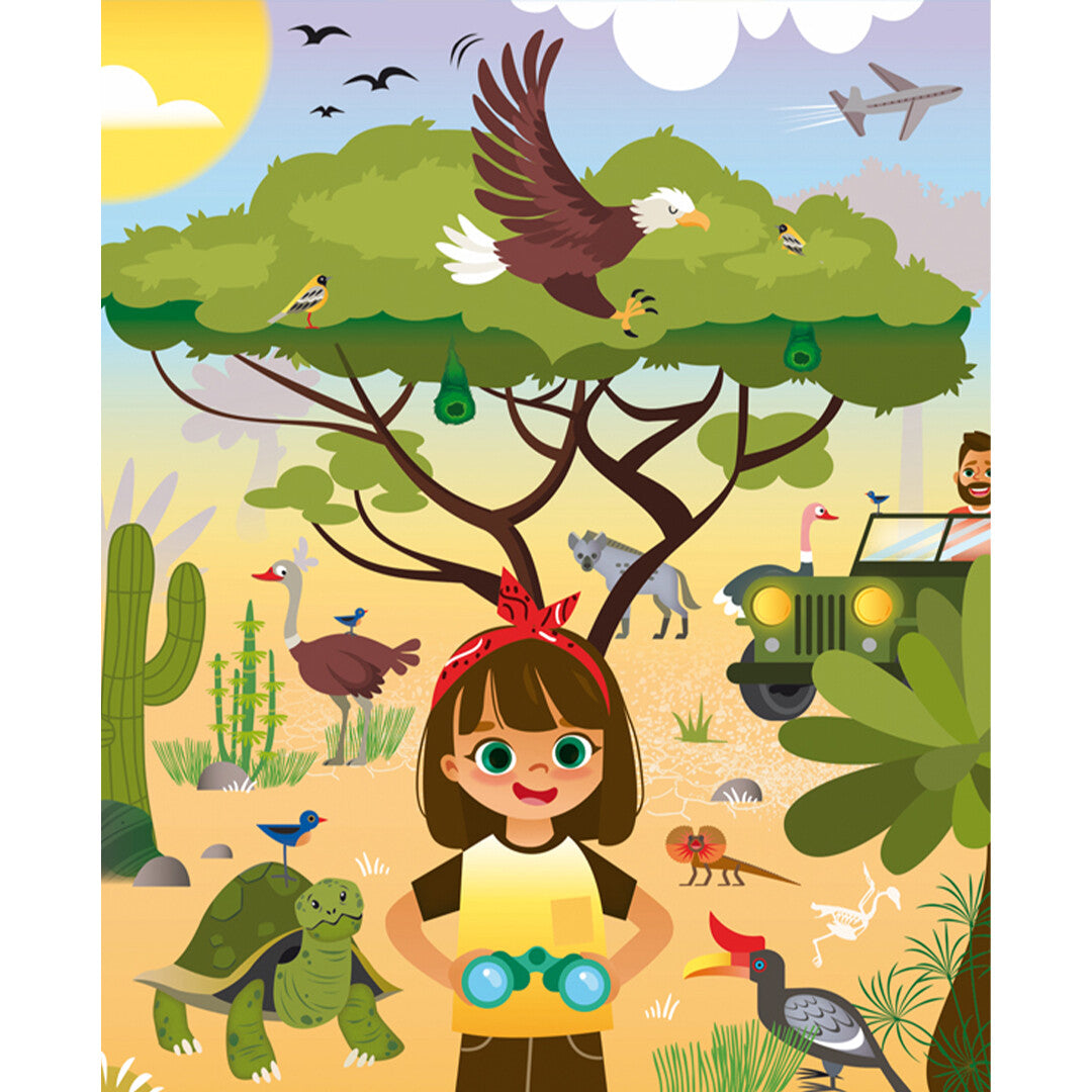 lantaarn publishers lees- en zoekboek speuren naar wilde dieren | 9789463547109 | 4