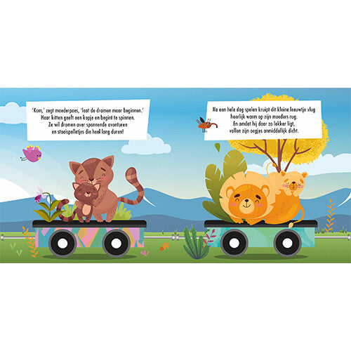 lantaarn publishers rijmpjesboek en puzzeltrein babydieren | 9789463545587 | 3