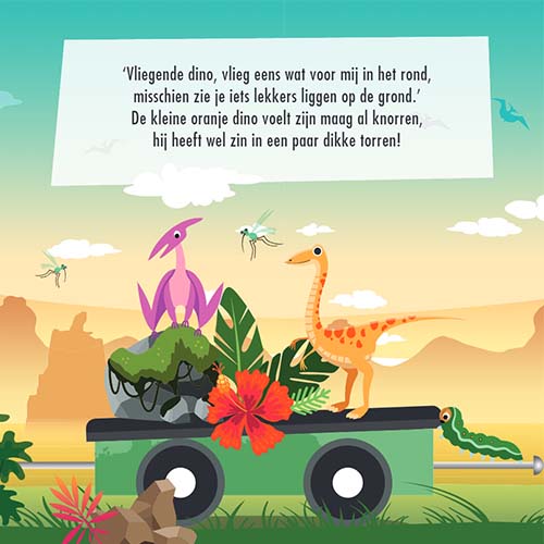 lantaarn publishers rijmpjesboek en puzzeltrein dino's | 9789463545884 | 1