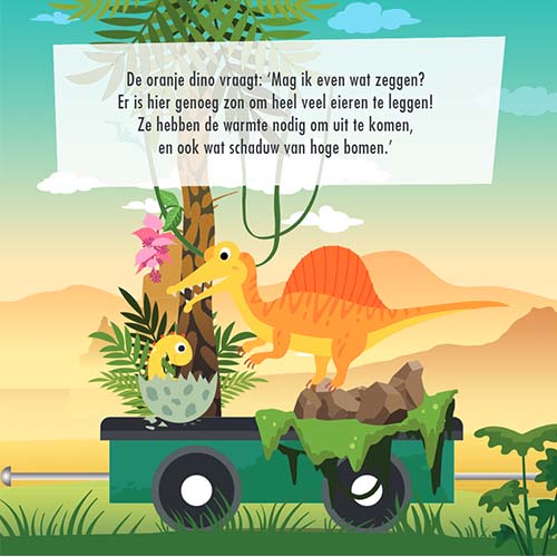 lantaarn publishers rijmpjesboek en puzzeltrein dino's | 9789463545884 | 2