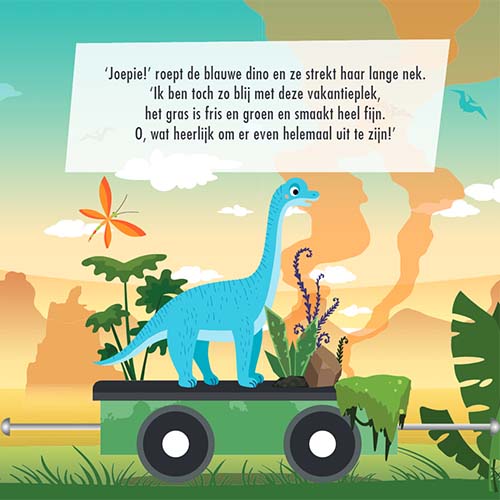 lantaarn publishers rijmpjesboek en puzzeltrein dino's | 9789463545884 | 3