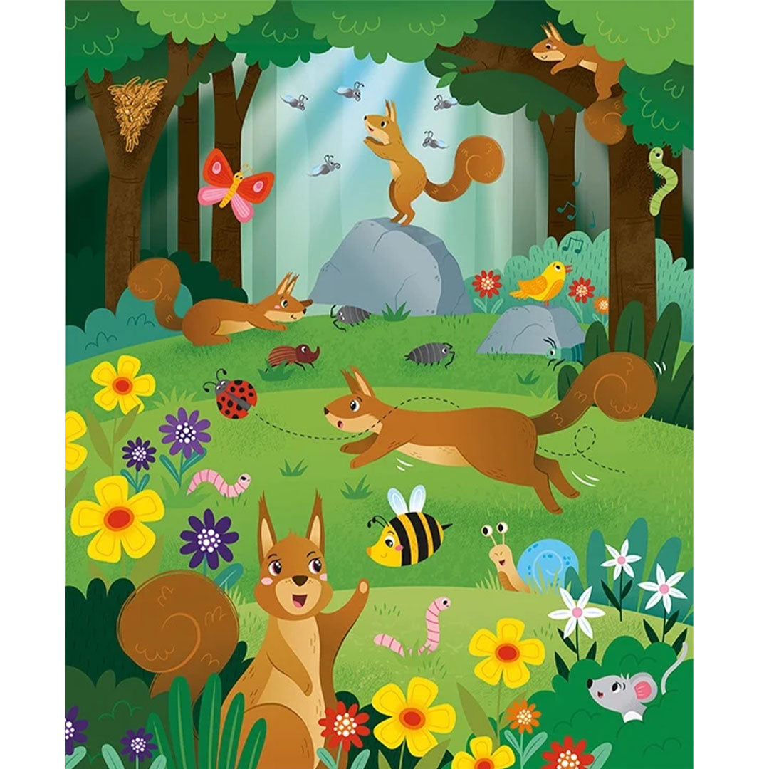 lantaarn publishers zoek- en leesboek speuren in het bos | 9789463549172 | 3