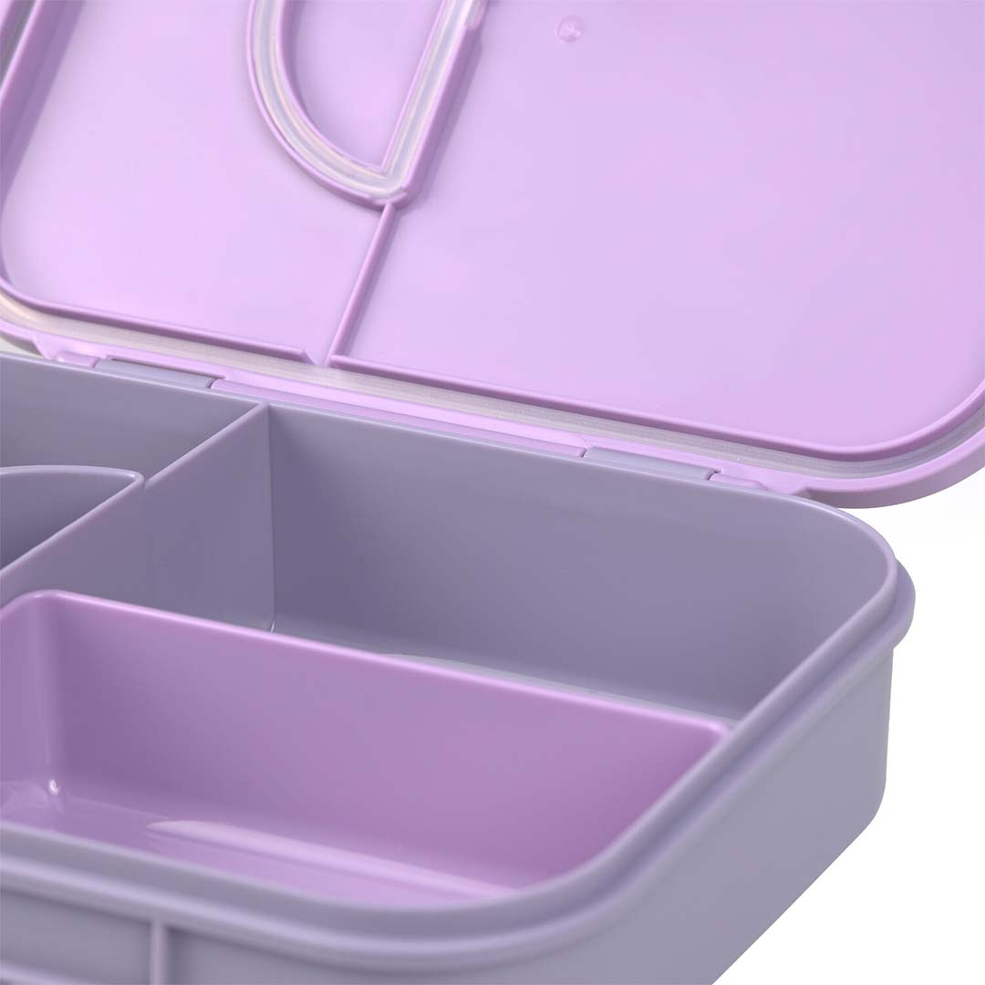 lässig bento-broodtrommel little gang - heart lilac