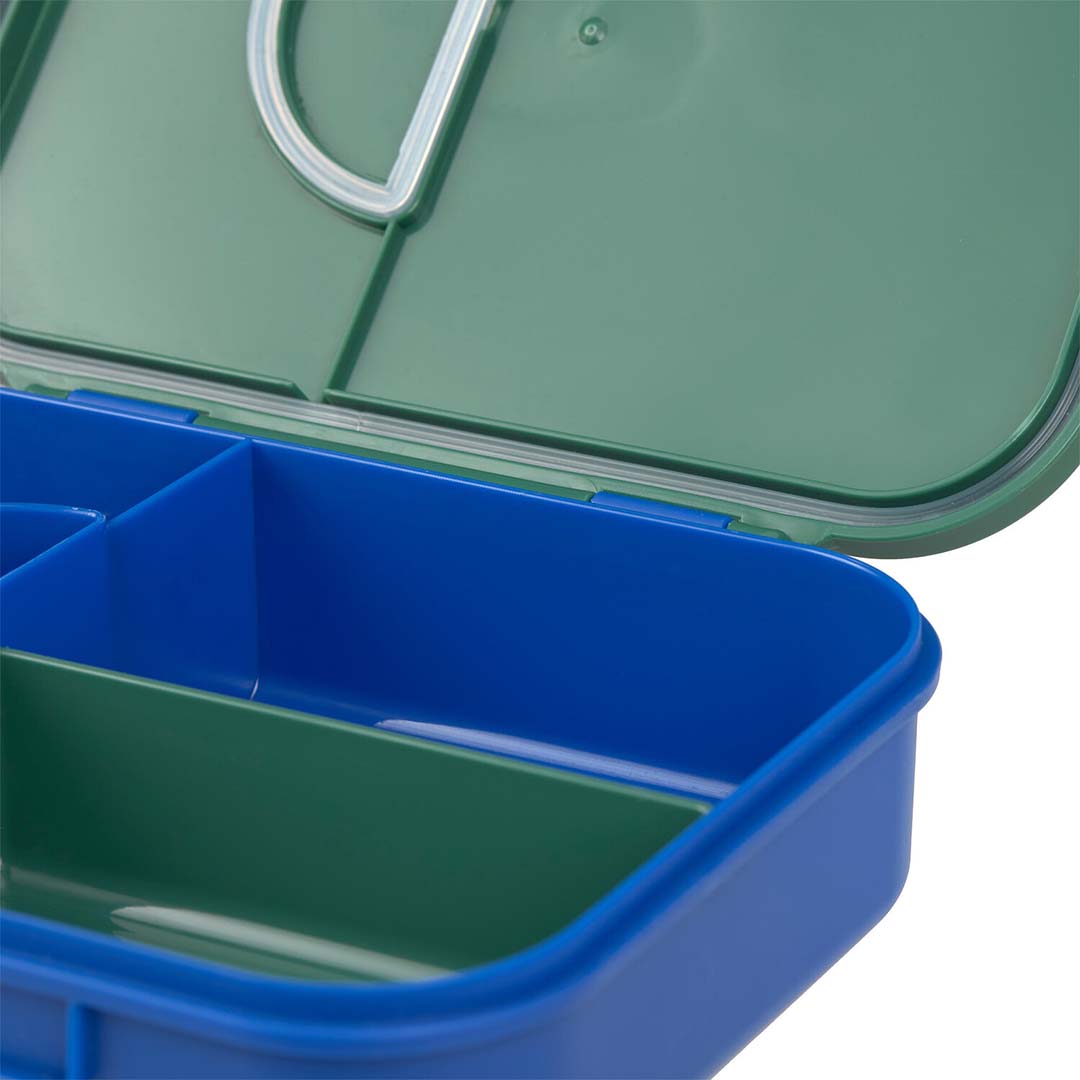 lässig bento-broodtrommel little gang - rainbow green