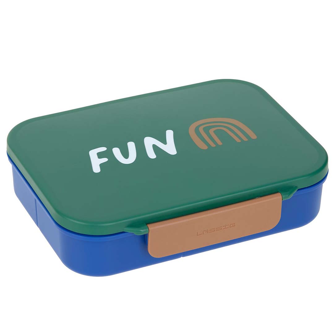 lässig bento-broodtrommel little gang - rainbow green