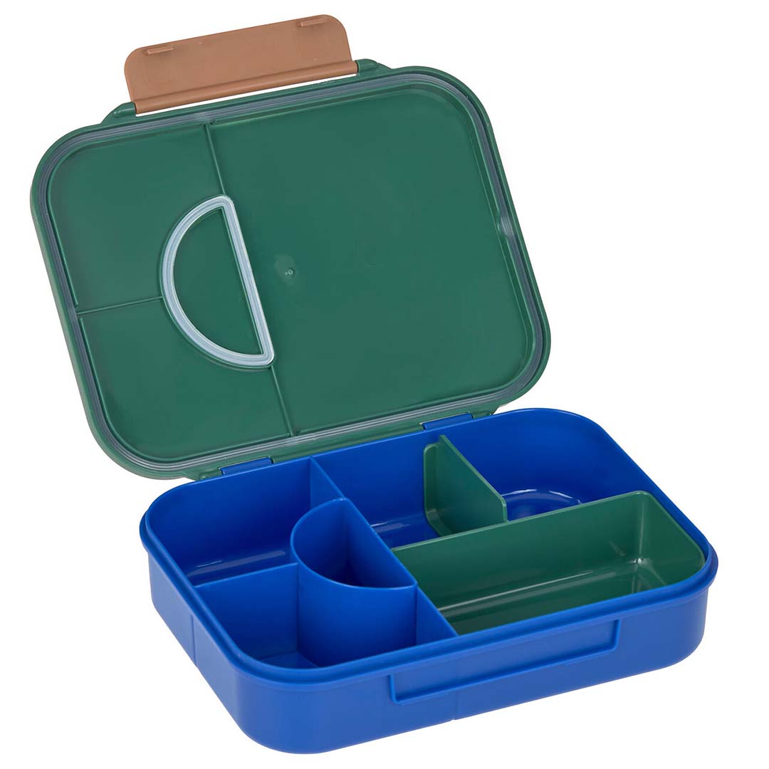 lässig bento-broodtrommel little gang - rainbow green