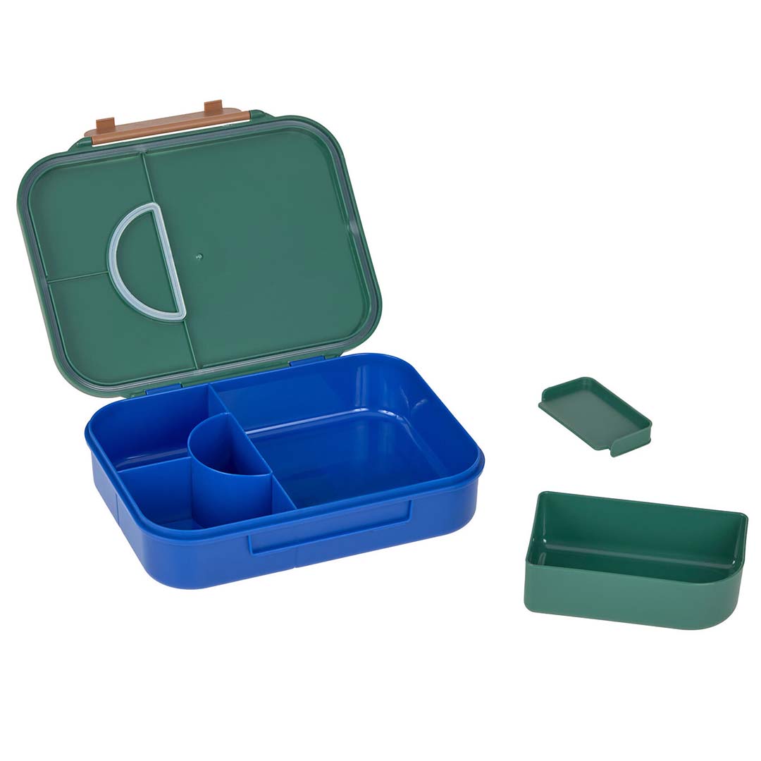lässig bento-broodtrommel little gang - rainbow green