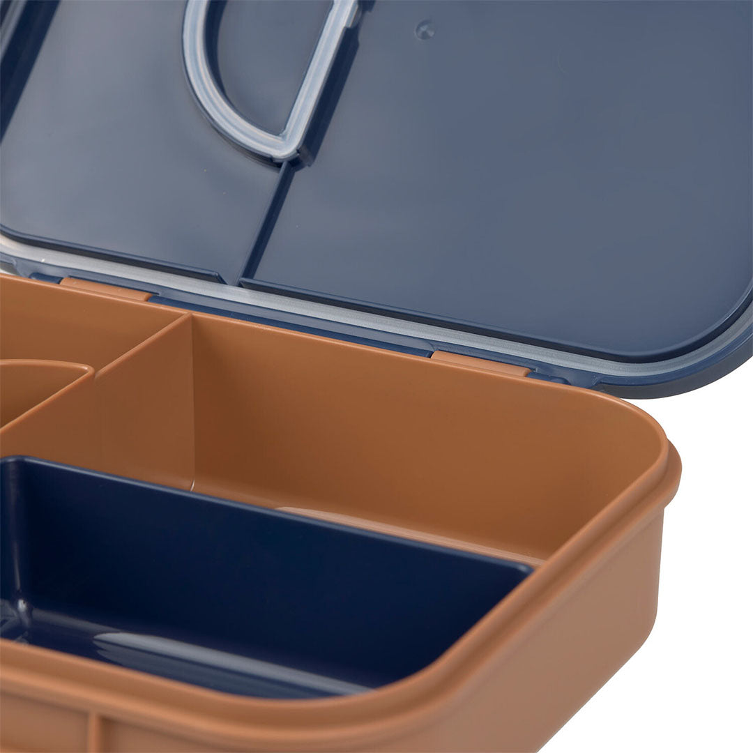 lässig bento-broodtrommel little gang - smile navy