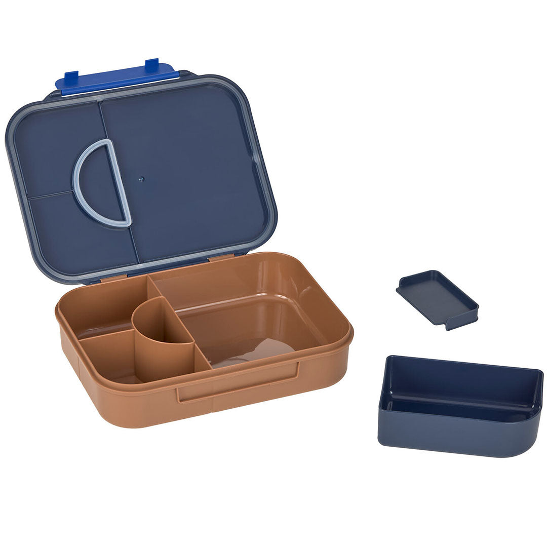 lässig bento-broodtrommel little gang - smile navy