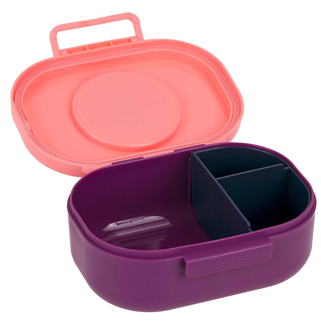 lässig broodtrommel unique - berry-pink
