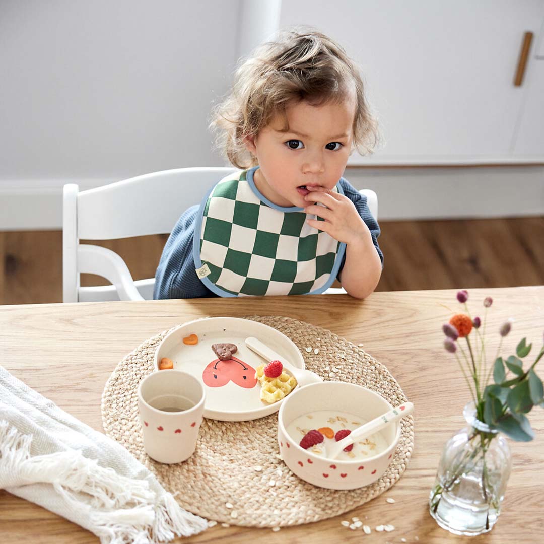 lässig kindermok happy rascals - heart lavender | LAS1310065642 | 3