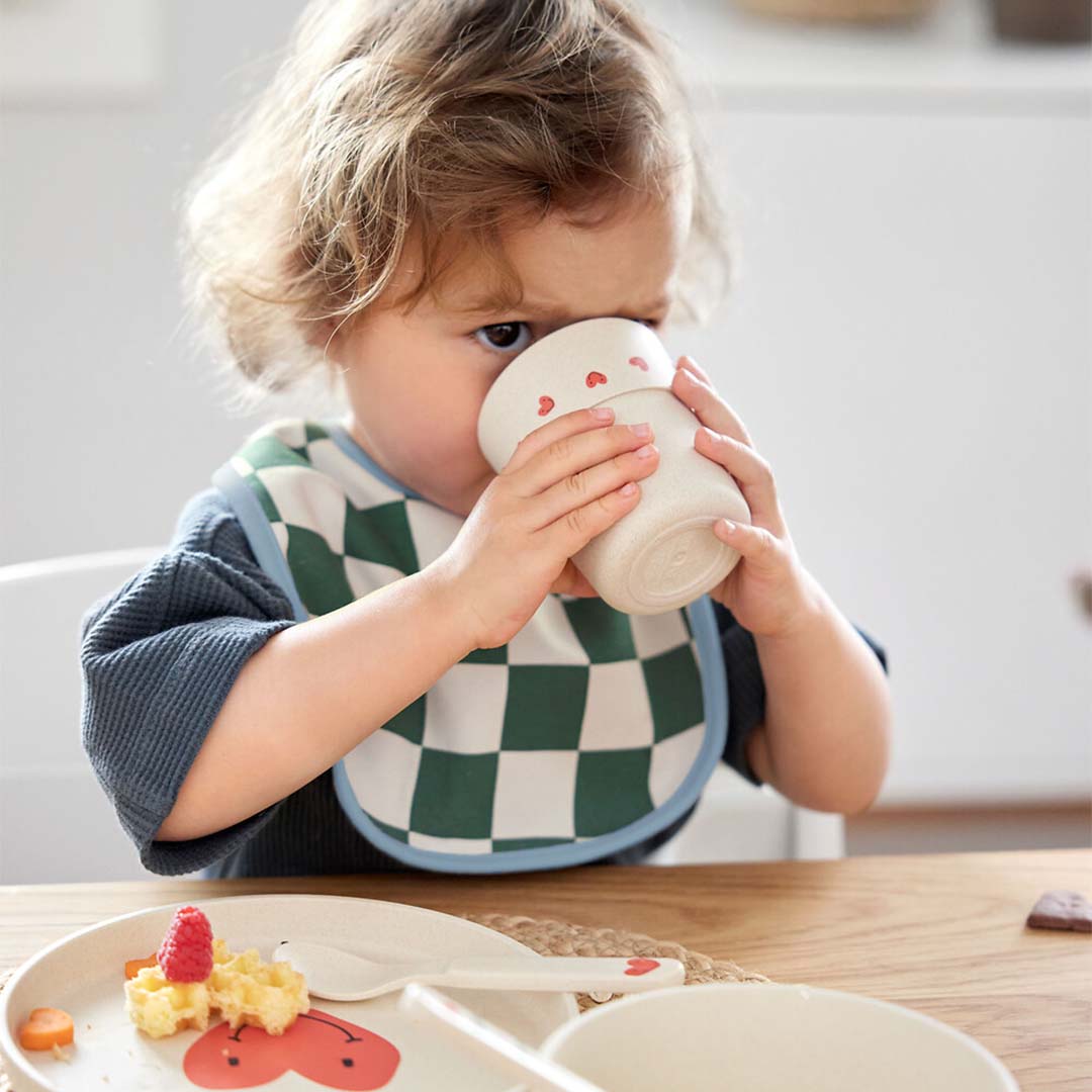 lässig kindermok happy rascals - heart lavender | LAS1310065642 | 2